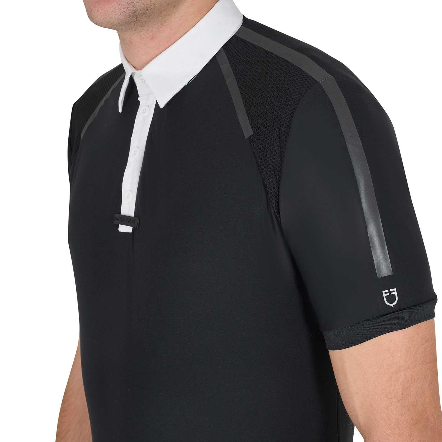 Polo masculino de manga curta slim fit para competição 3/6