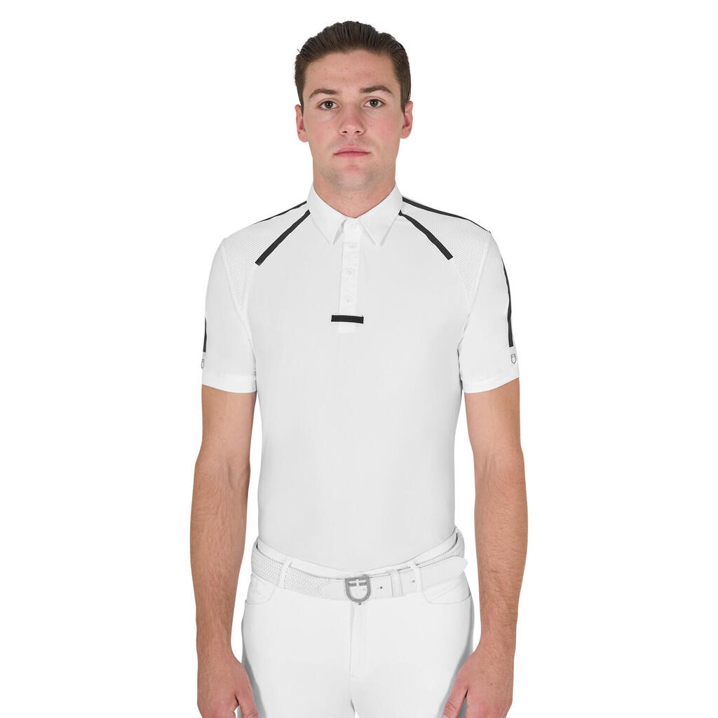 Men's short sleeve slim fit show polo shirt