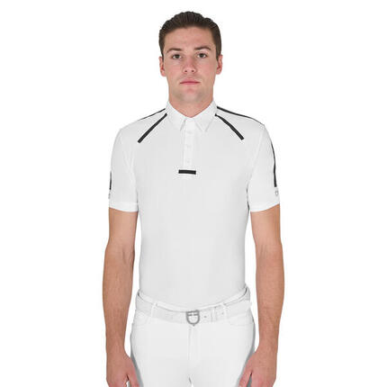 Polo homme de concours ajusté manches courtes