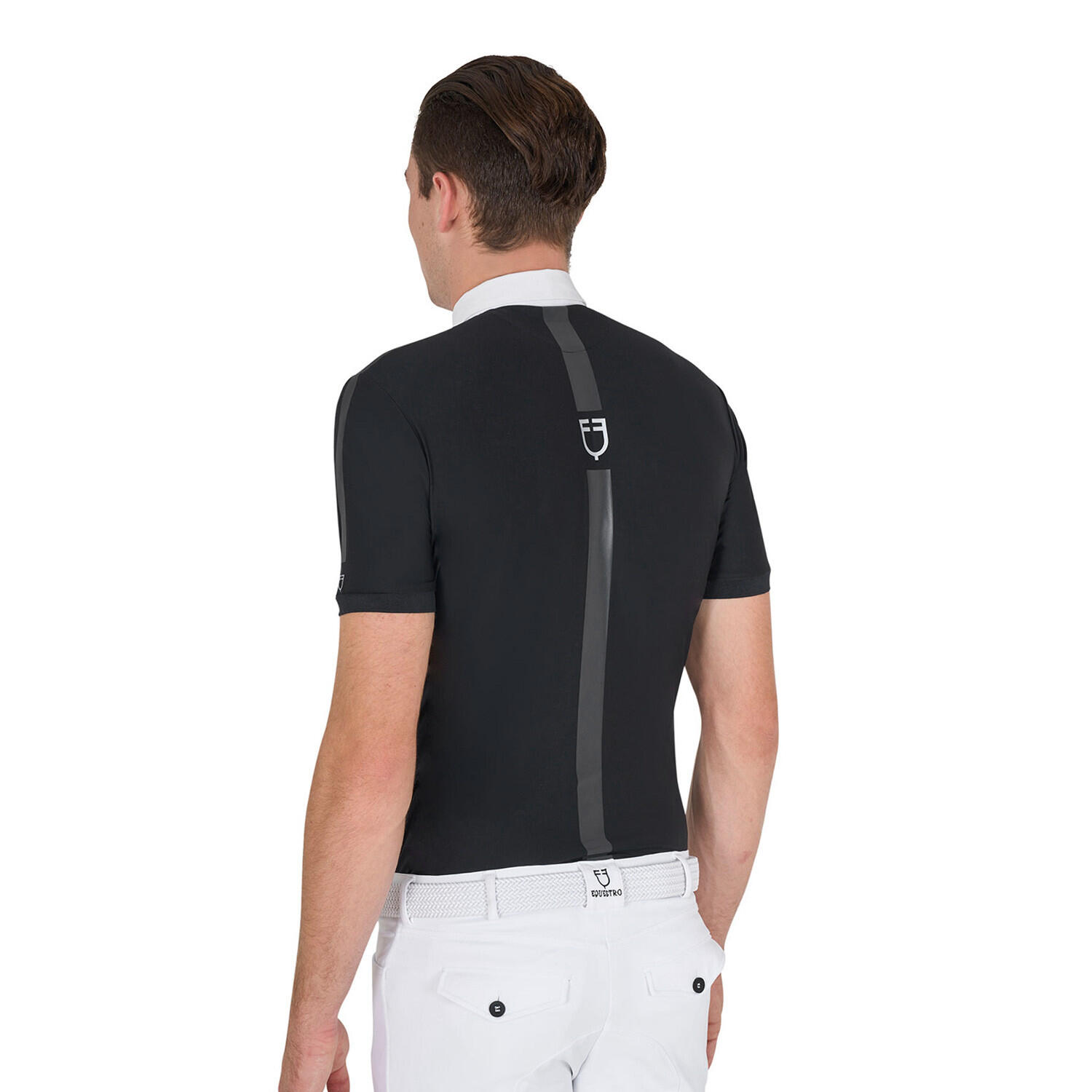 Polo masculino de manga curta slim fit para competição 2/6