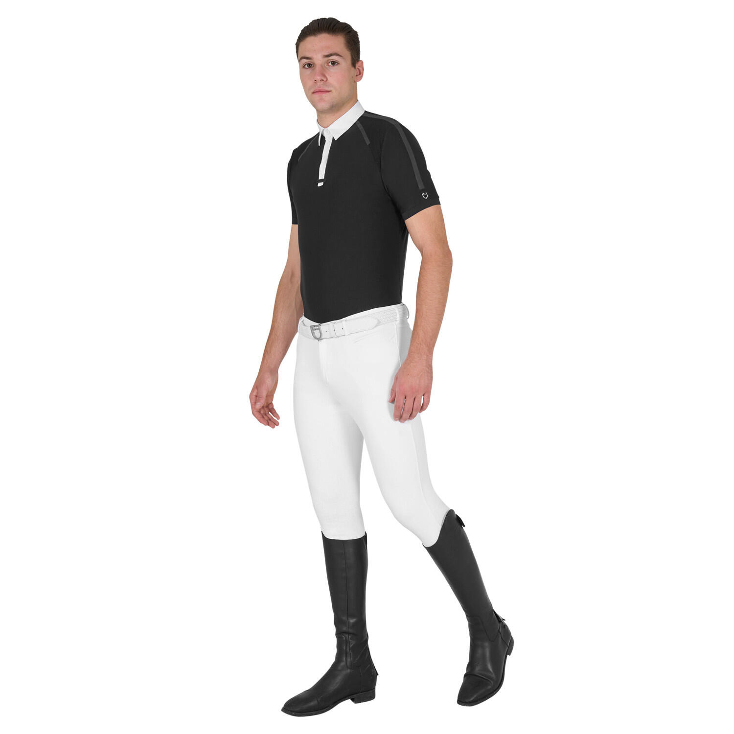 Polo masculino de manga curta slim fit para competição 5/6