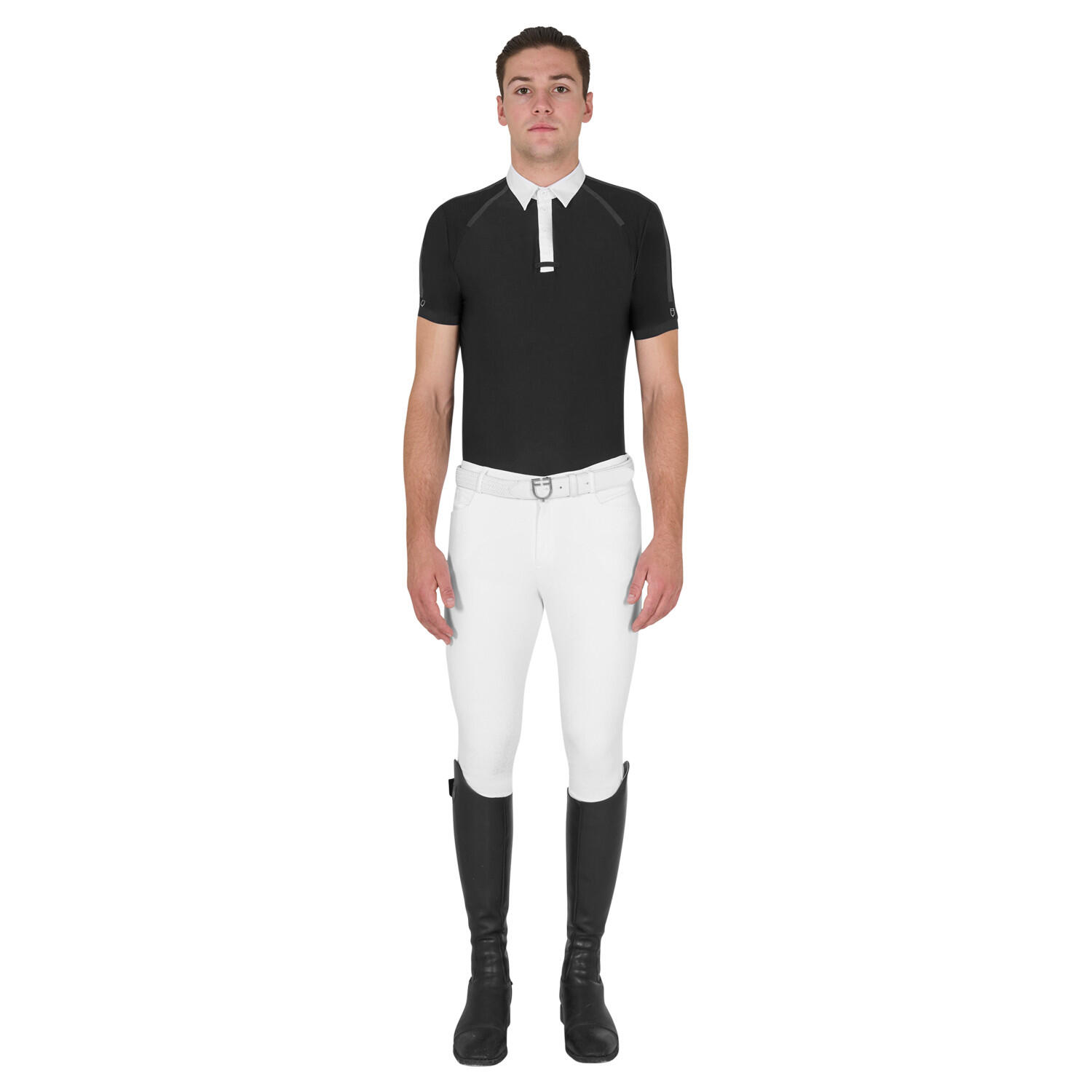 Polo masculino de manga curta slim fit para competição 6/6