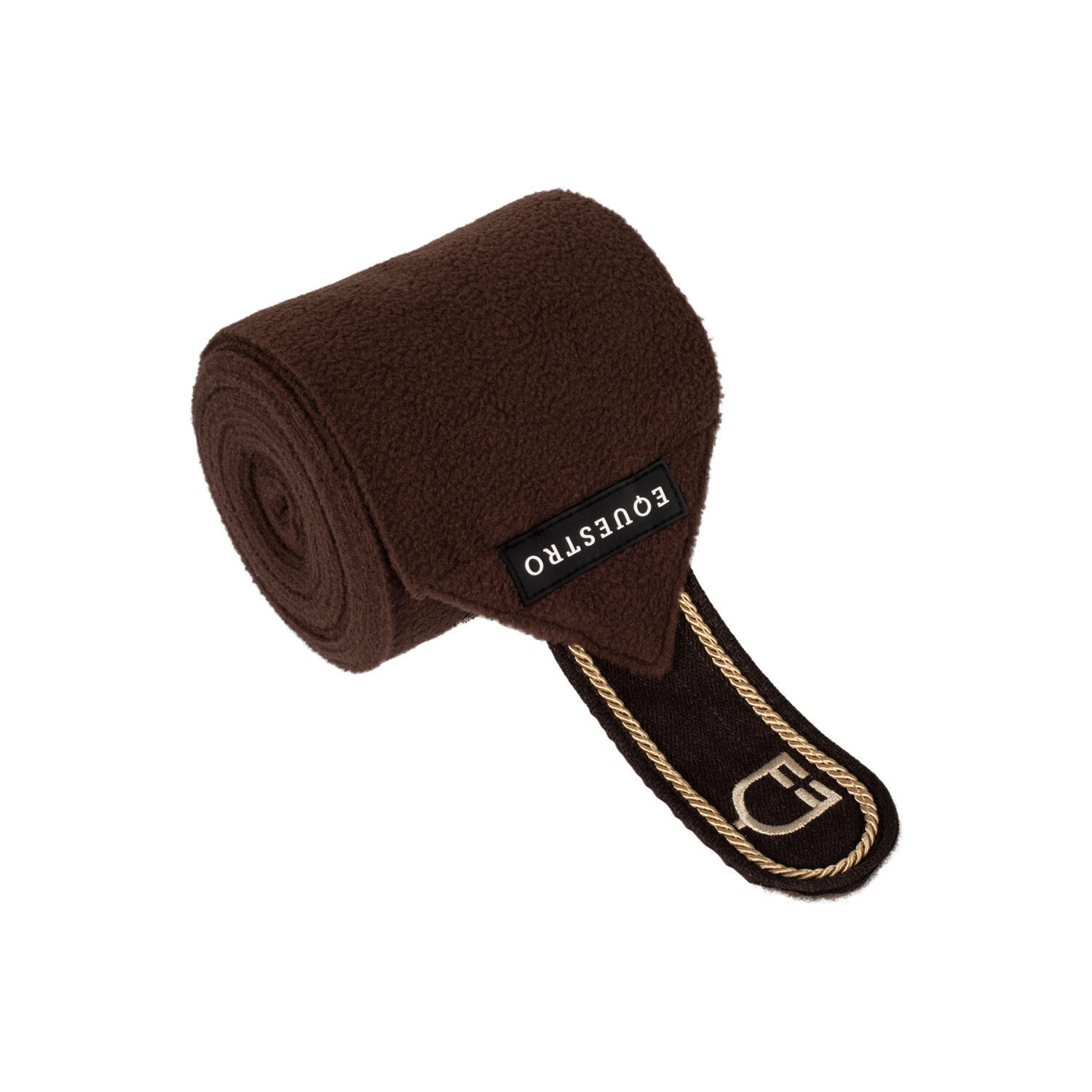 Bandas de borreguillo para pony con logo bordado 3/4