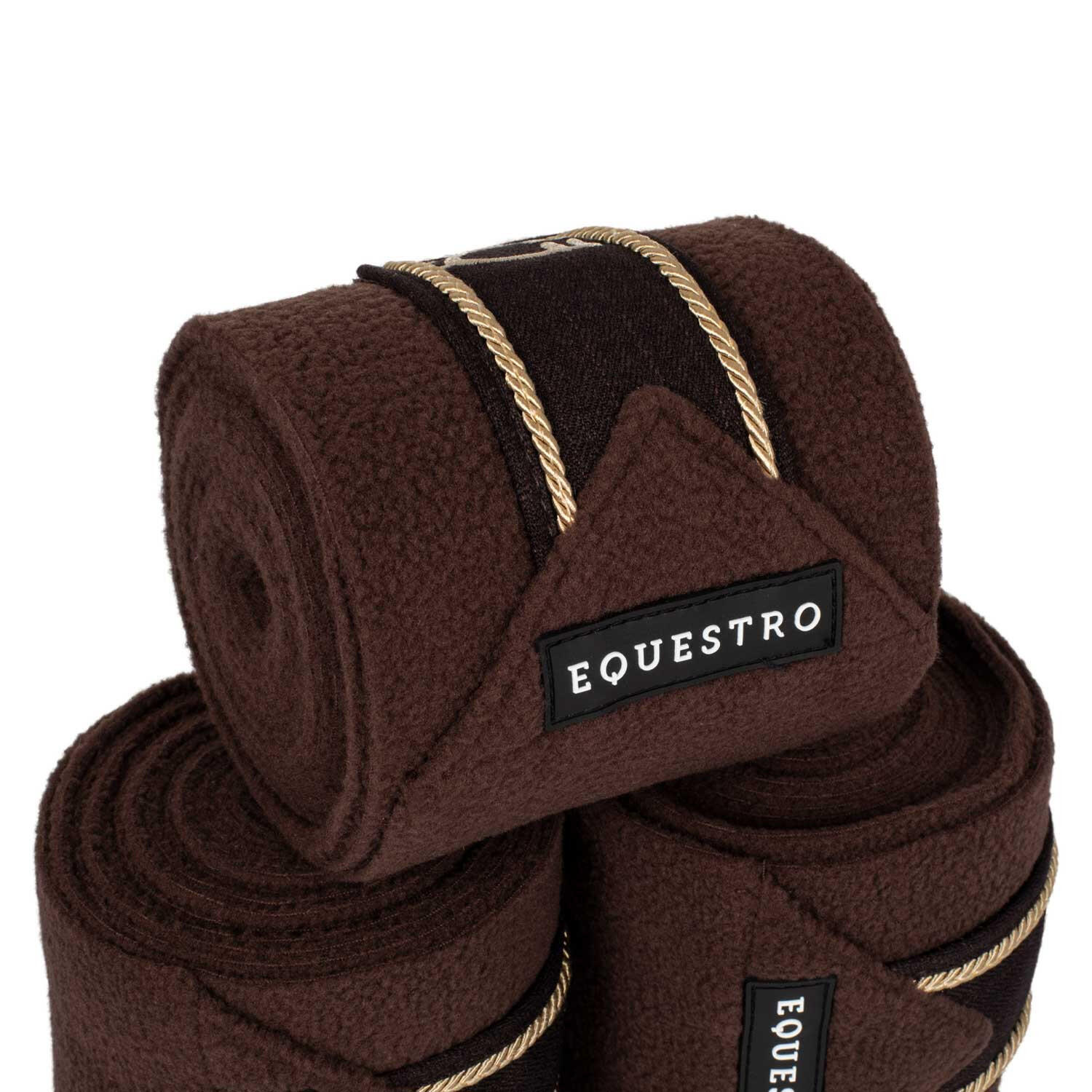 Bandas de borreguillo para pony con logo bordado 2/4