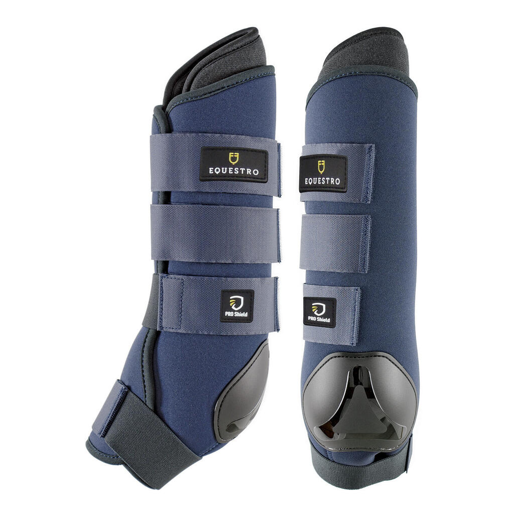 Stable boots neoprene with cotton plastic reinforcement (2 pcs)