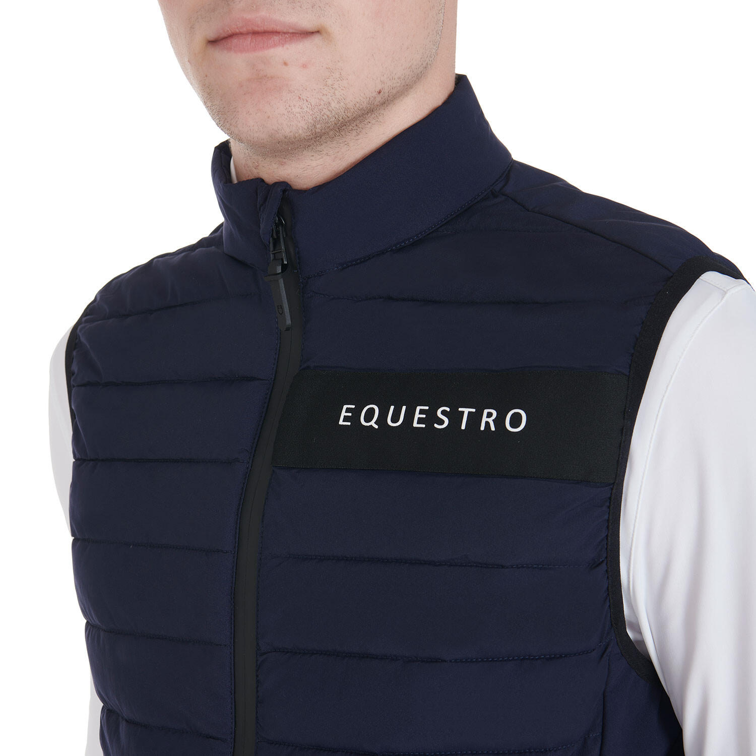 Chaleco para hombre en tejido técnico cortavientos 4/7