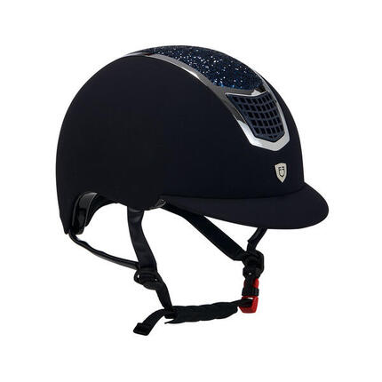 Casquette ultra-légère en velours avec strass