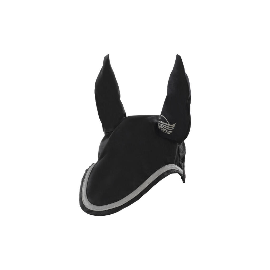Cotton pony fly veil with contrasting piping