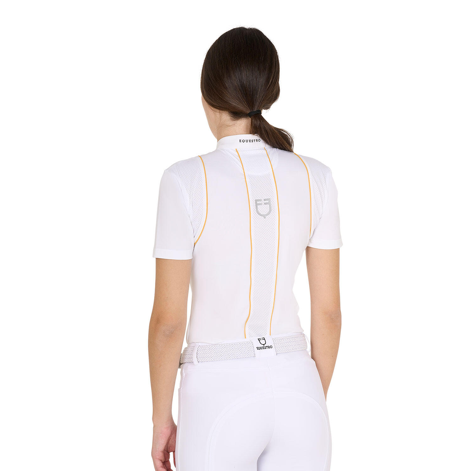 Polo de mujer slim fit para concurso con botones 2/7