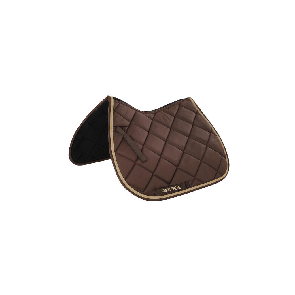 Pony jumping quilted saddle pad