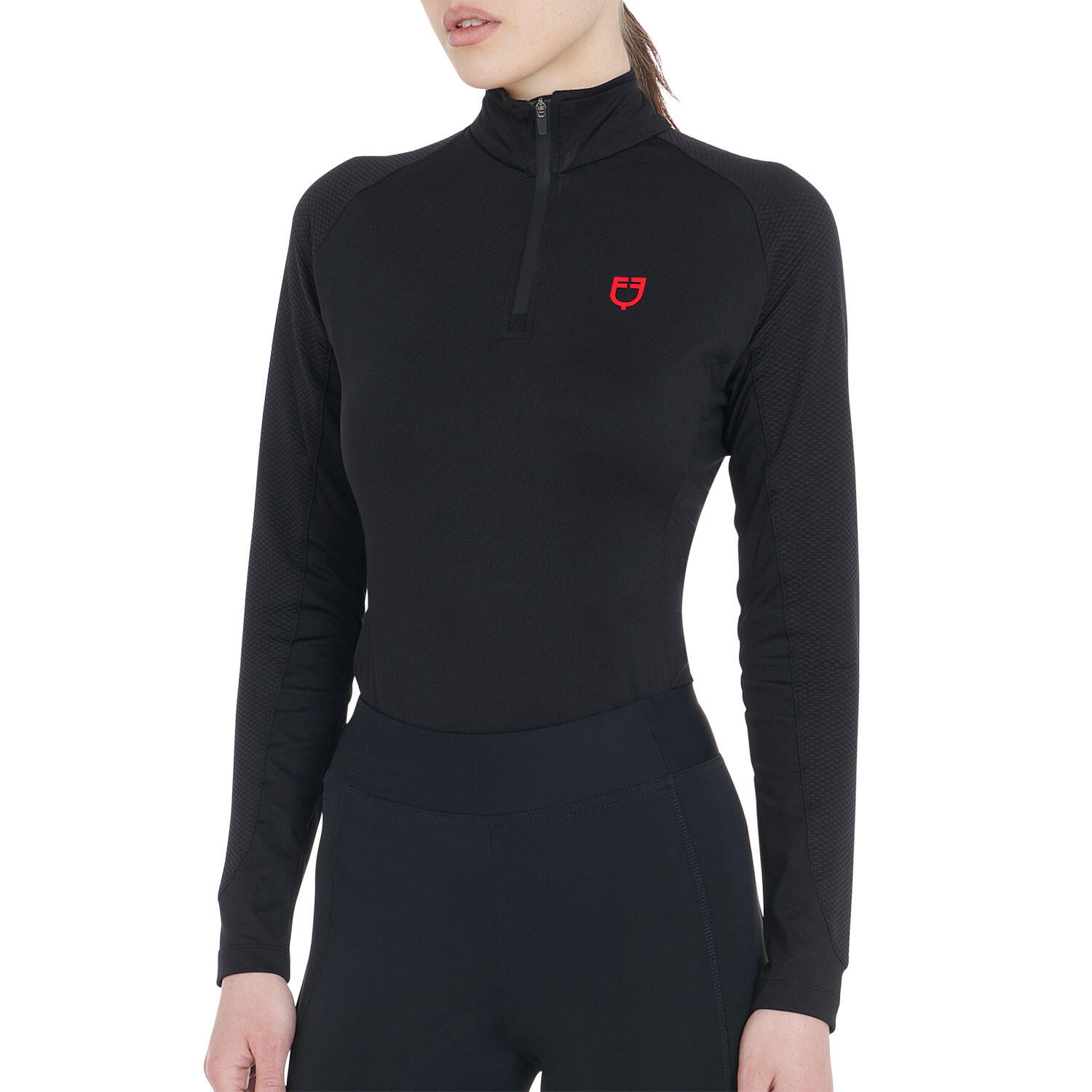 Base layer donna slim fit manica lunga 3/4