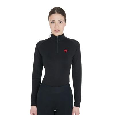 Slim fit dames basislaag met lange mouwen