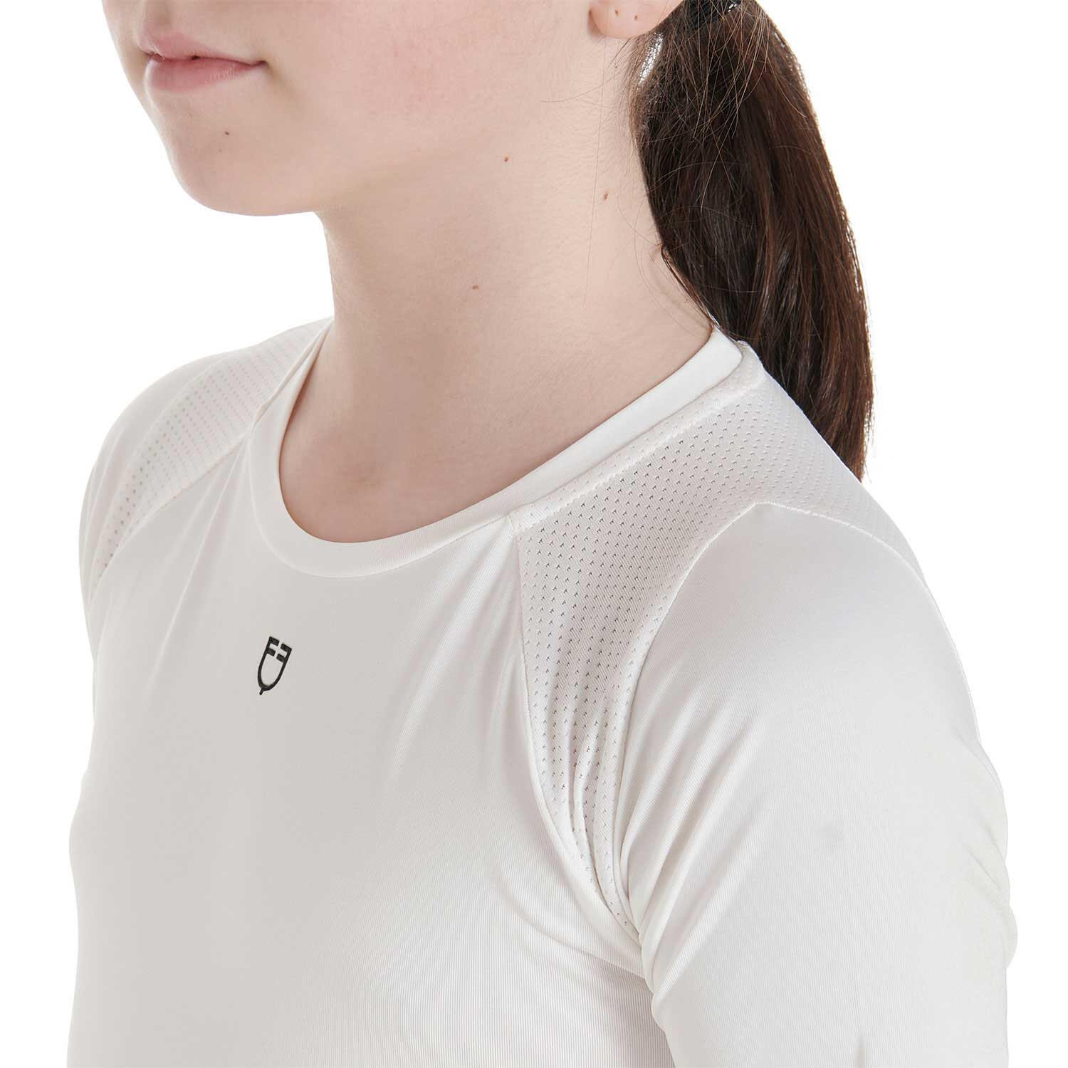 Technisches trainings-t-shirt für kinder aus spandex 3/7