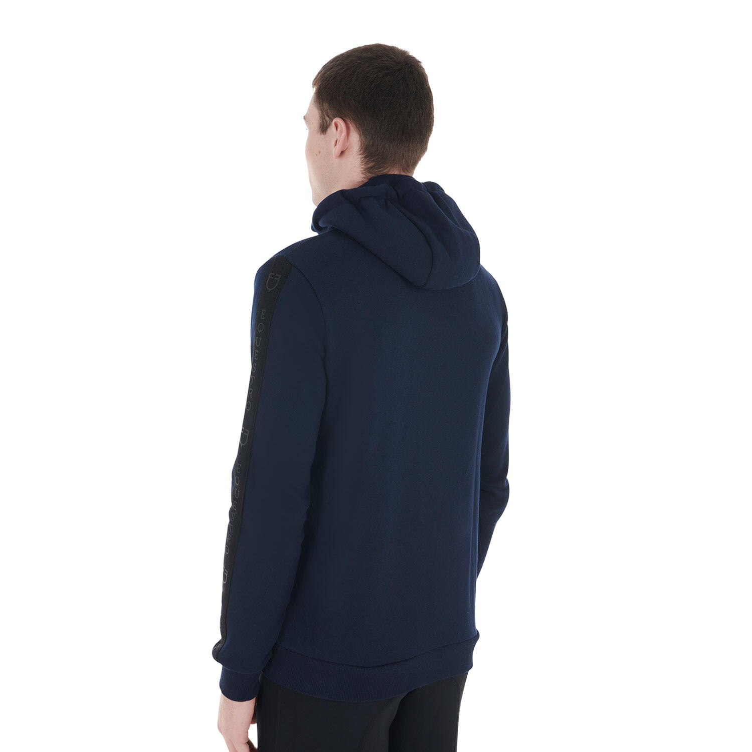 Felpa masculina com capuz e forro de lã 2/6