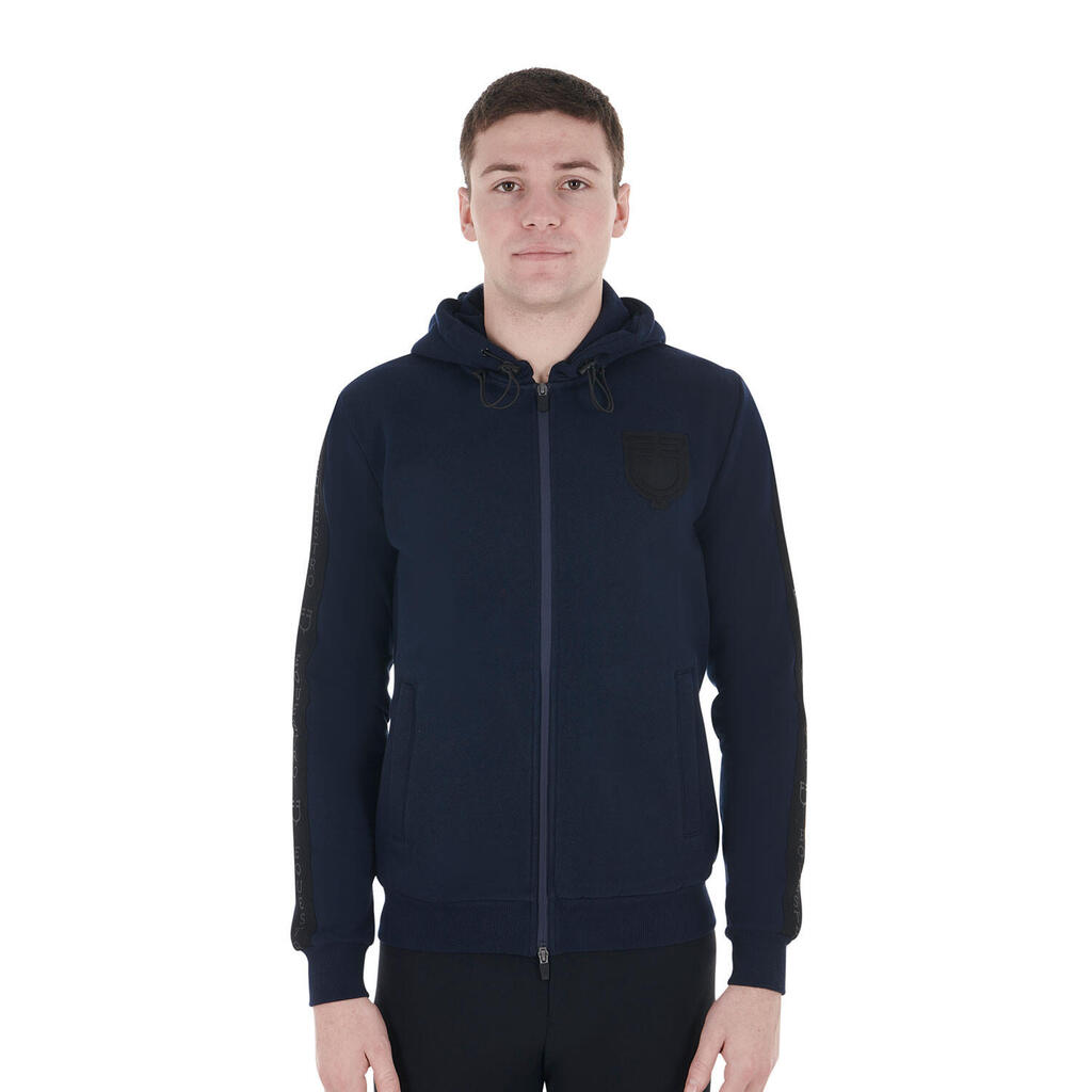 Men's hoodie with fleece lining
