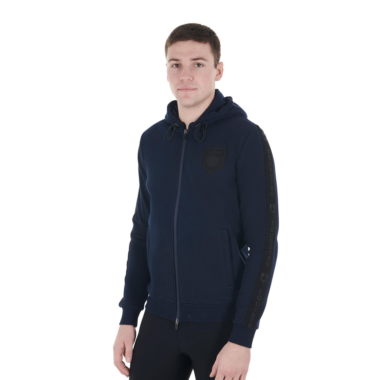 Felpa masculina com capuz e forro de lã 4/6