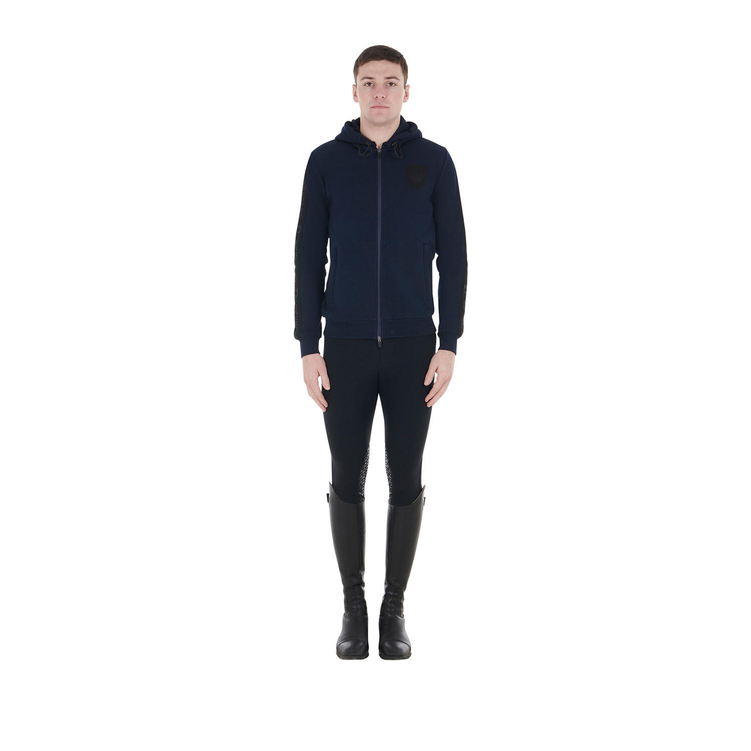 Felpa masculina com capuz e forro de lã 6/6