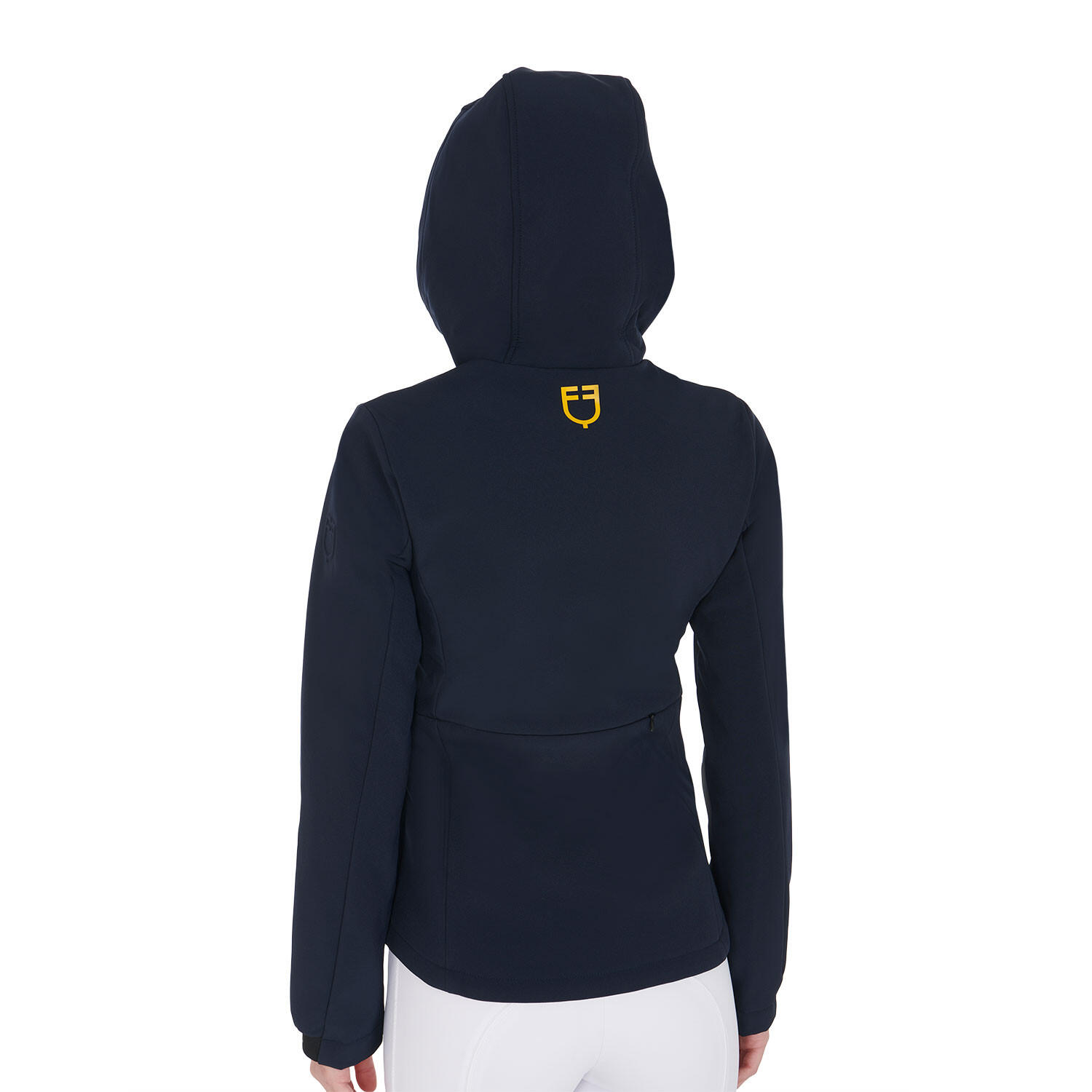 Slim fit dames softshell jas met verborgen zakken 2/6