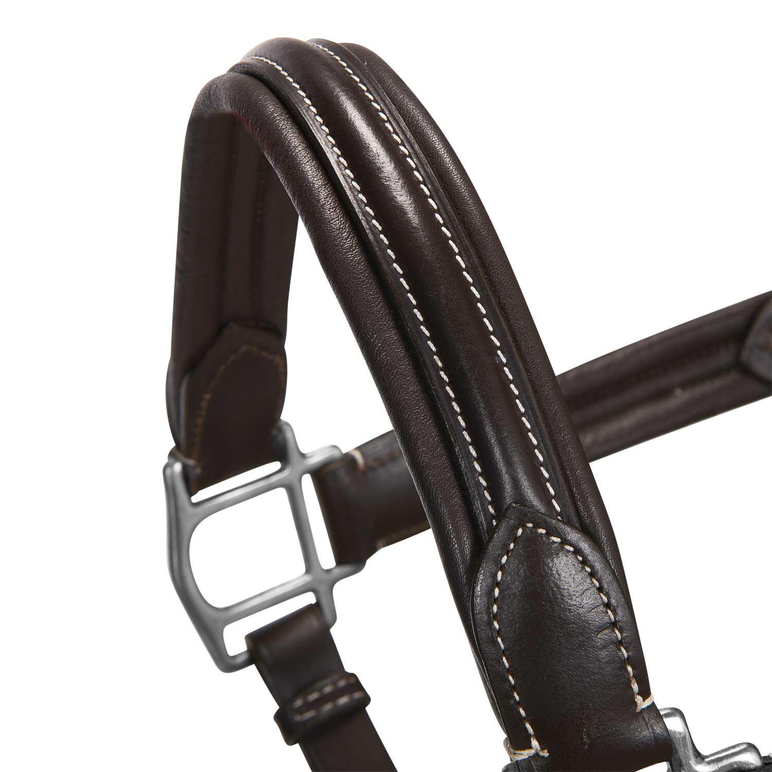 Cavezza en cuir souple boucles résistantes 5/5