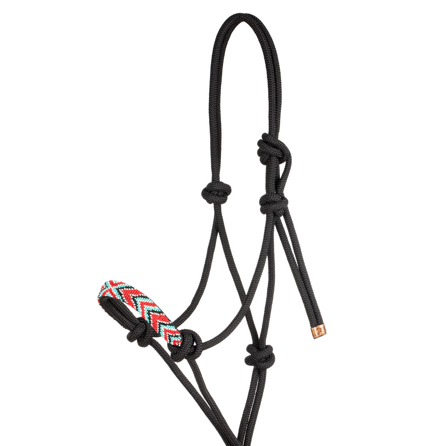 Licol en corde avec perles 2/5