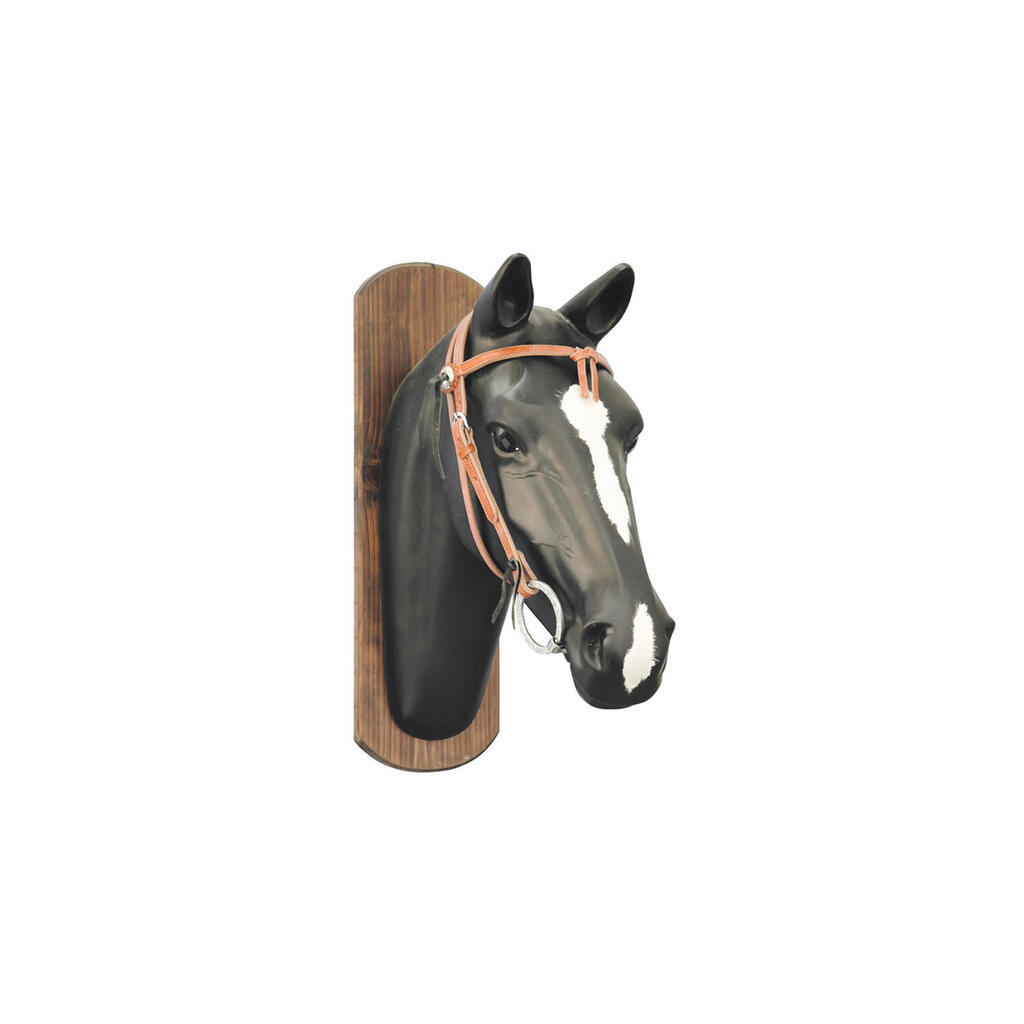 Bow bridle in greased leather with reins