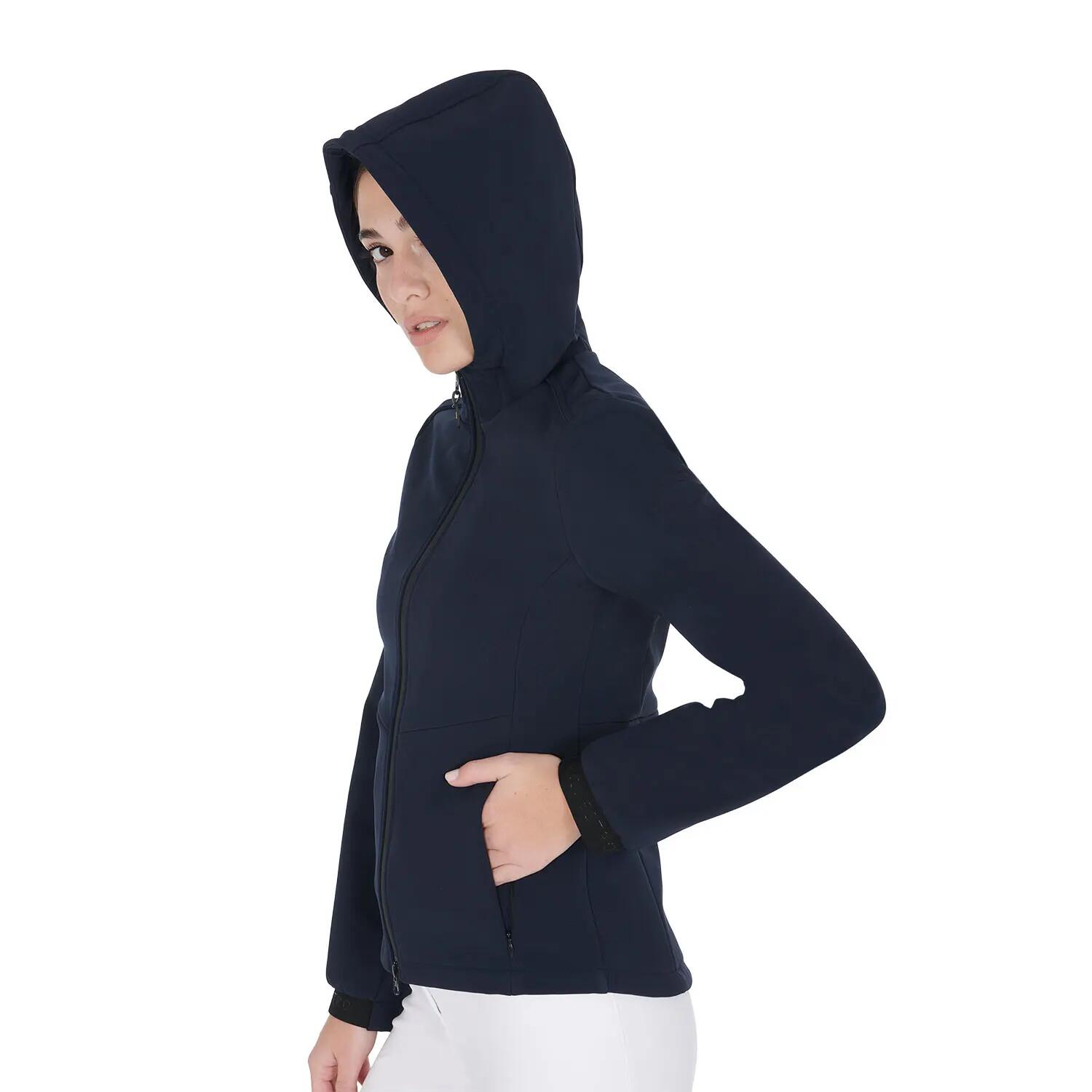 Jaqueta softshell feminina slim fit com bolsos embutidos 3/6