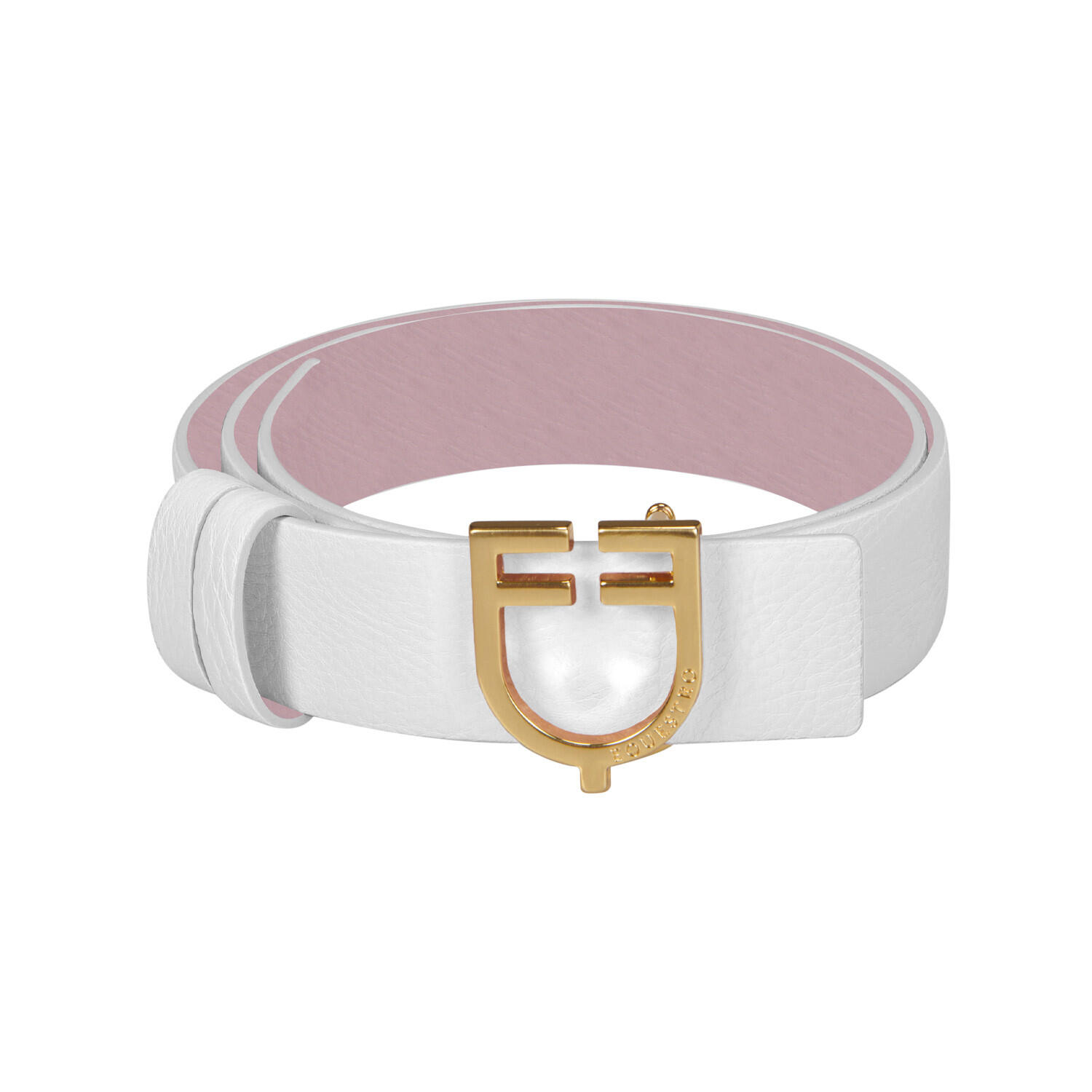 Ceinture en cuir lisse double face 2/7