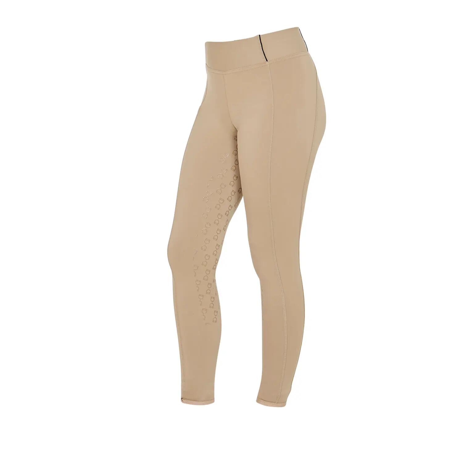 Leggins bambina slim fit grip con logo 4/6