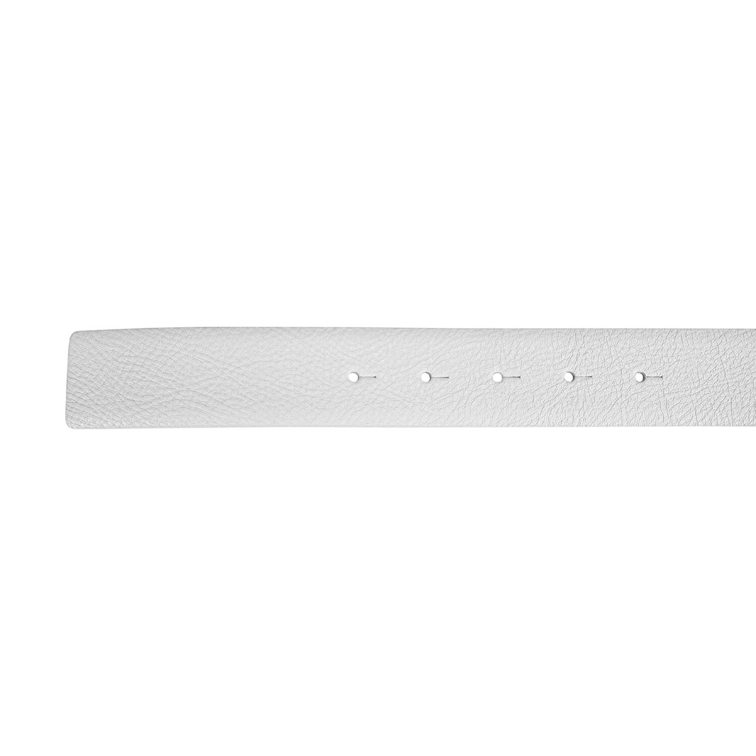 Ceinture en cuir lisse double face 6/7