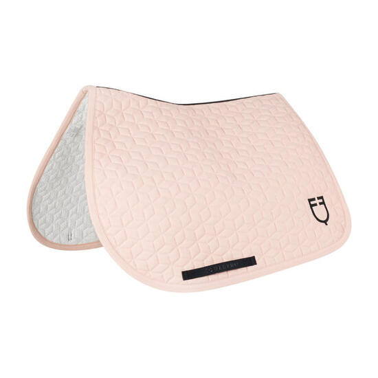 Tapis de selle de saut avec matelassage à cubes