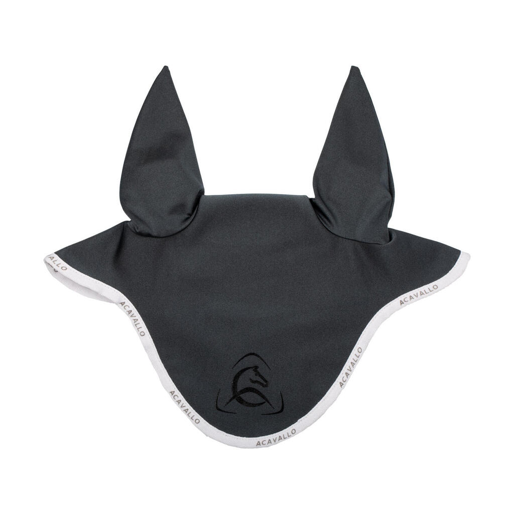 Elastane swim cap with silicone logo