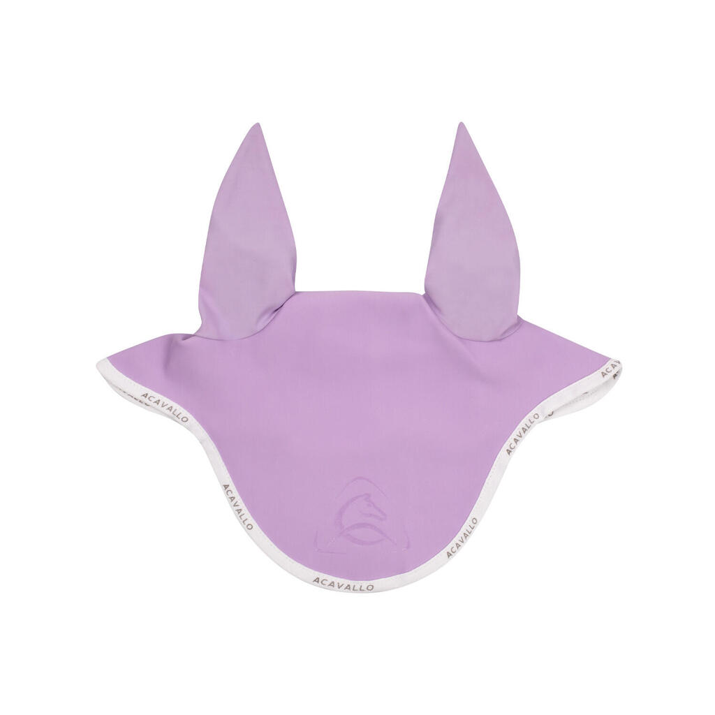 Elastane swim cap with silicone logo