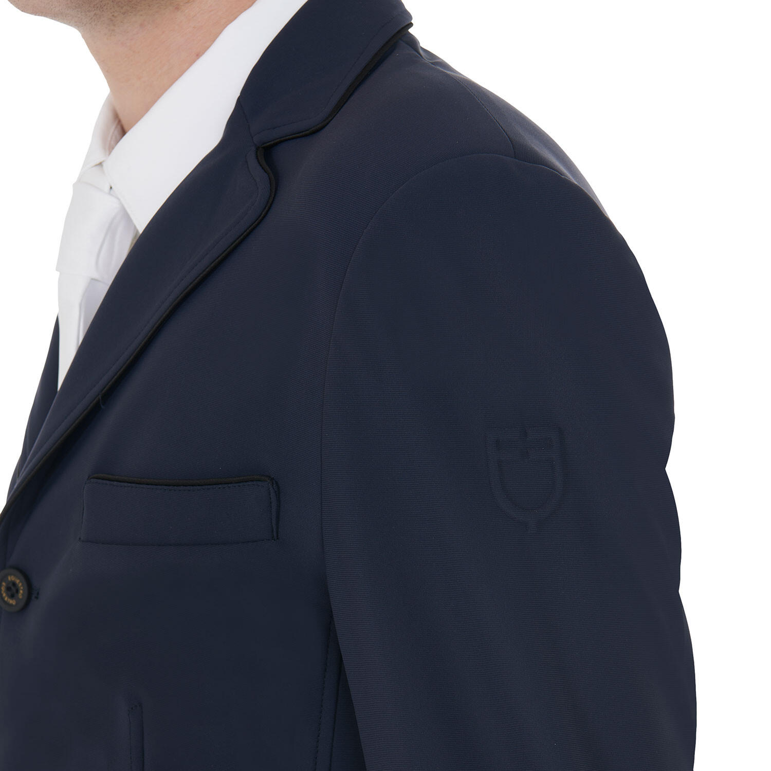 Jaqueta masculina para competição com bolso lateral com zíper 3/7
