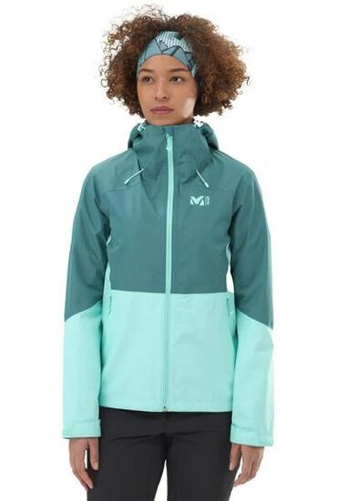 Veste Légère Imperméable Millet "Fitz Roy III Jkt W" L Bleu Vert