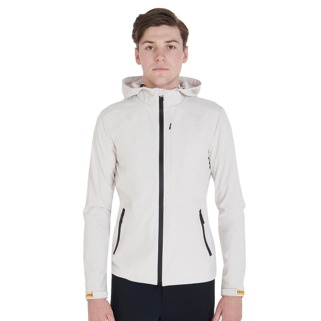 Men's breathable technical fabric jacket