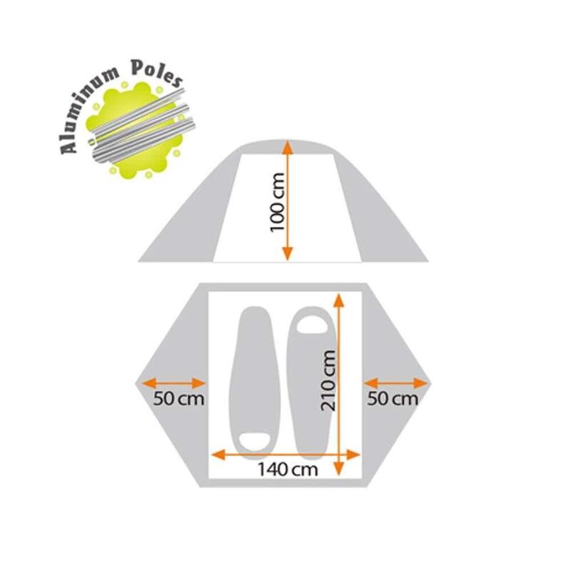 Xlite Summer Alu Tent (2 Person)