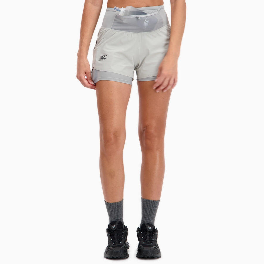 Short 2 en 1 Femme Trail-Running PERFORMANCE MAX 6/7