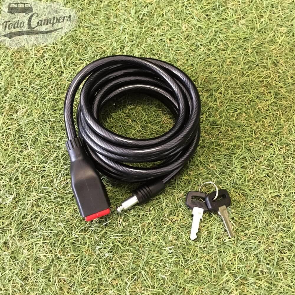 Cable antirrobo Fiamma Cable Lock de 2,5m 4/6