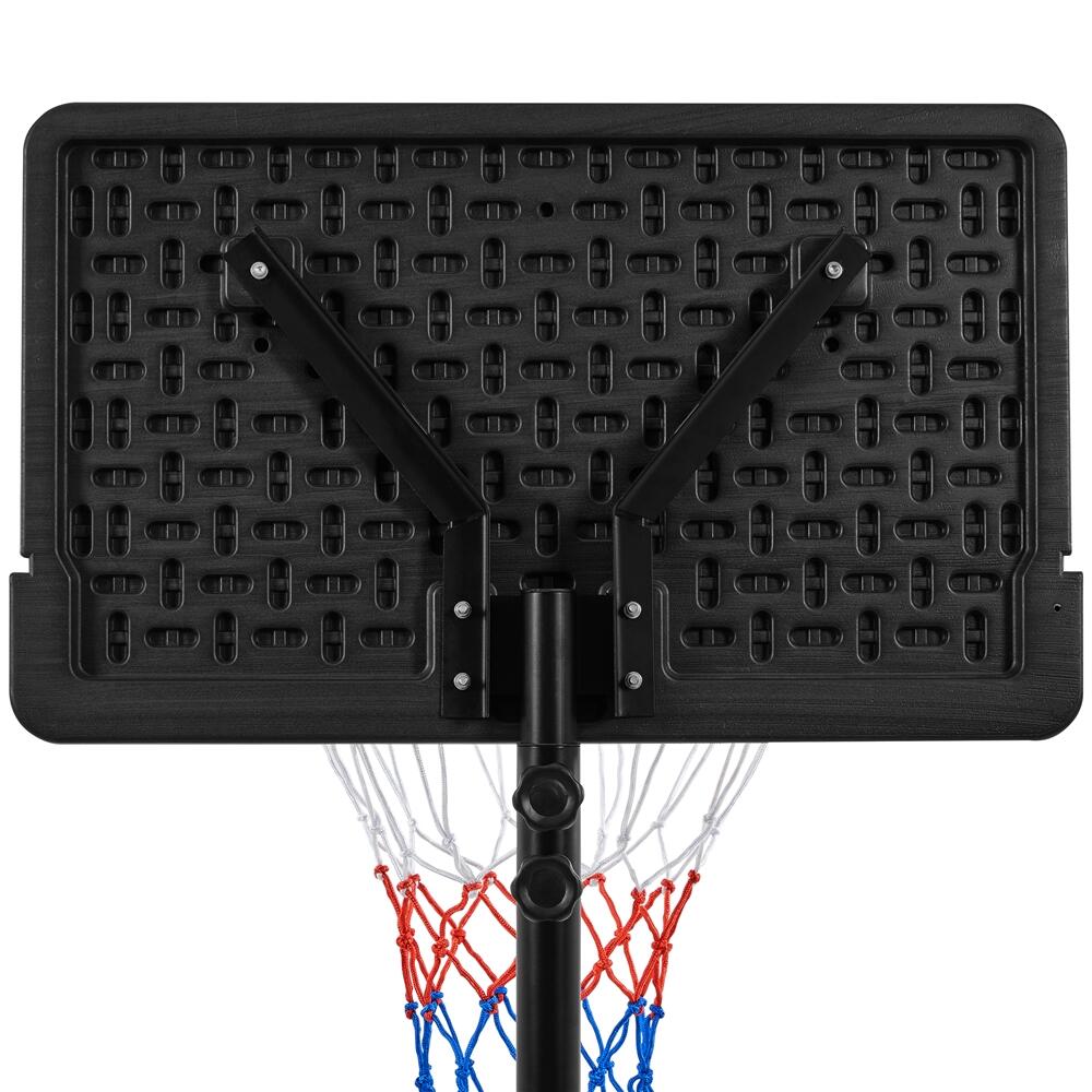 Basketballkorb mit Basis mobil höhenanpassbar von 182–215 cm Kinder – Schwarz 5/7