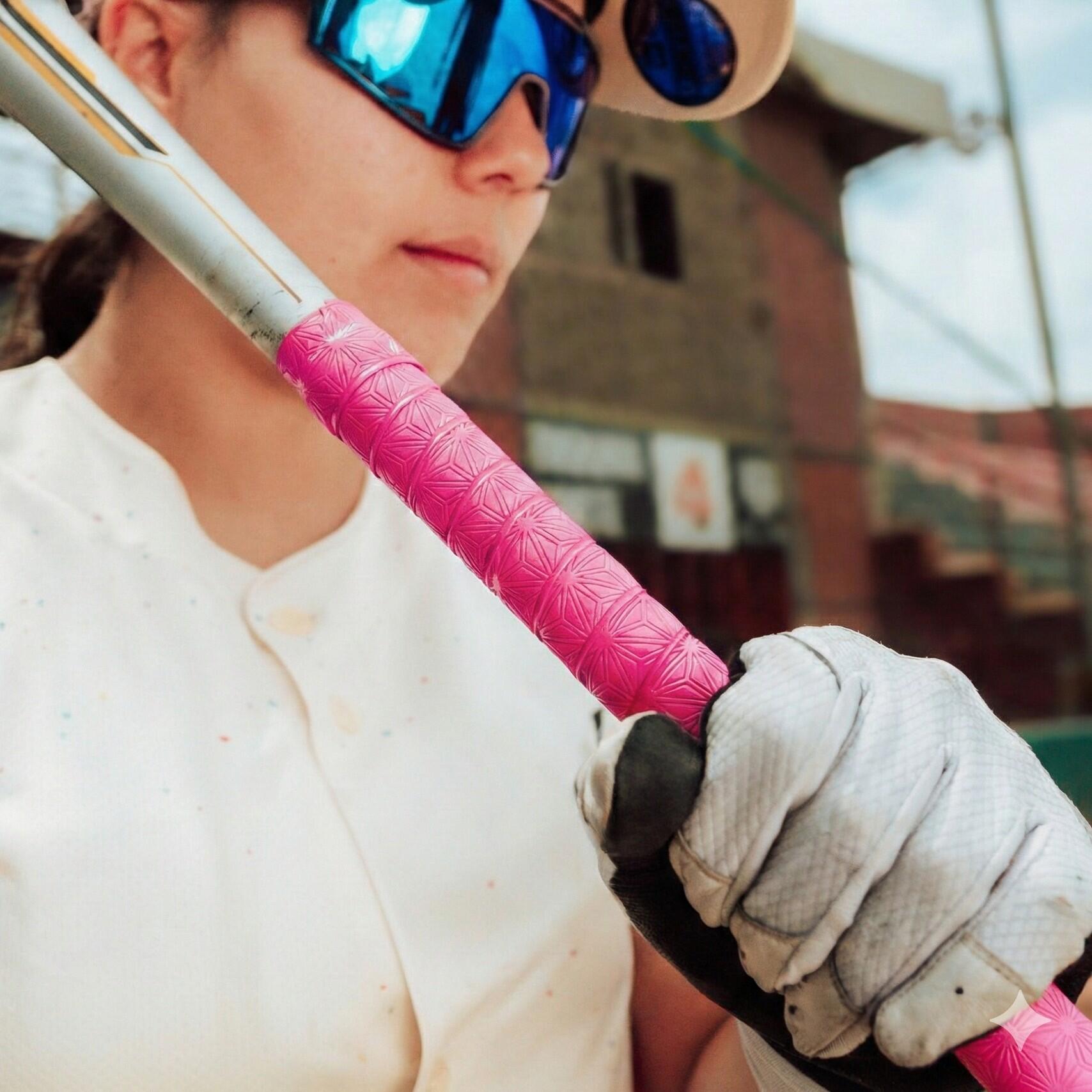 Supacaz Super Sticky Kush-Cinta para bate Béisbol-Rosa Neón 0,5 mm 2/5