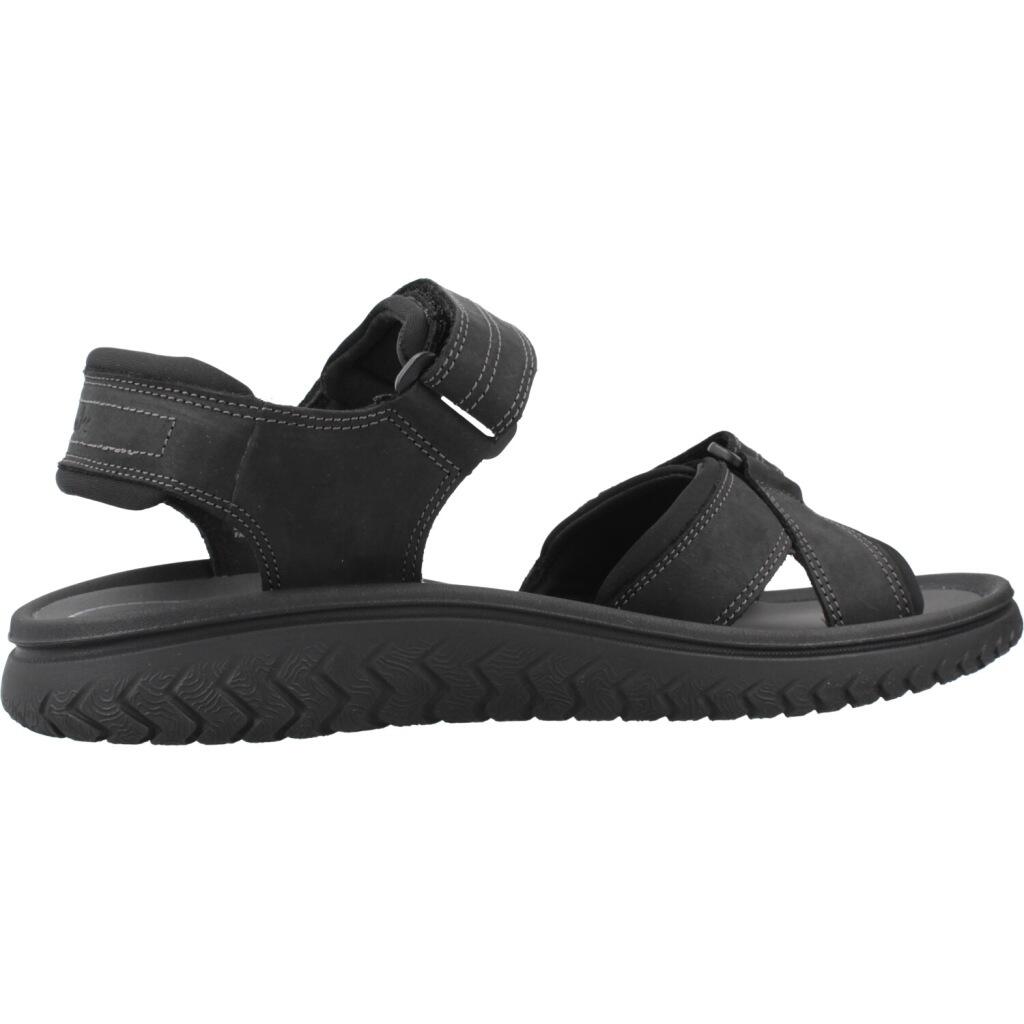 Sandali da uomo Clarks Wesley shore nero. 4/6