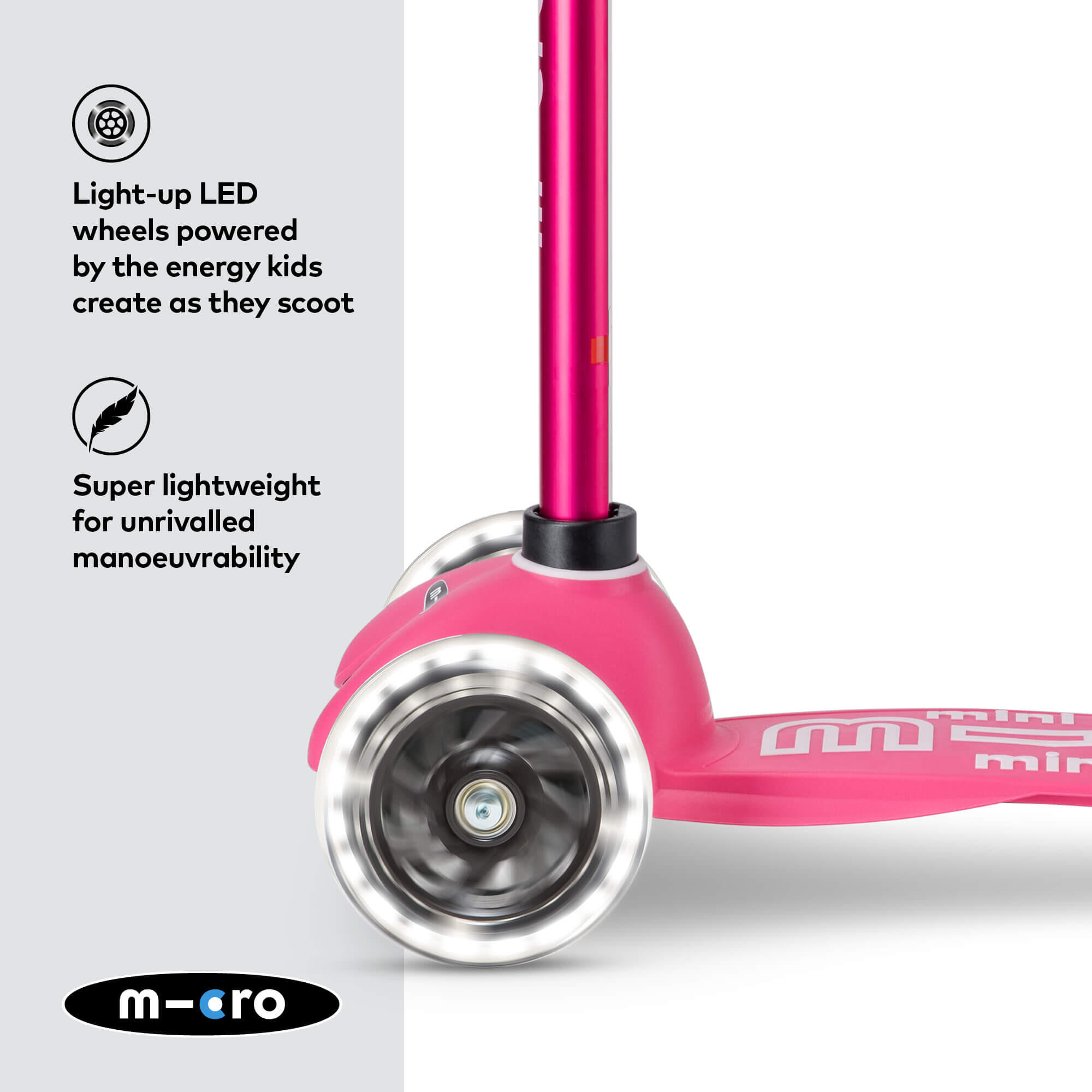 Trottinette 3 roues Mini  Deluxe  LED 3/7