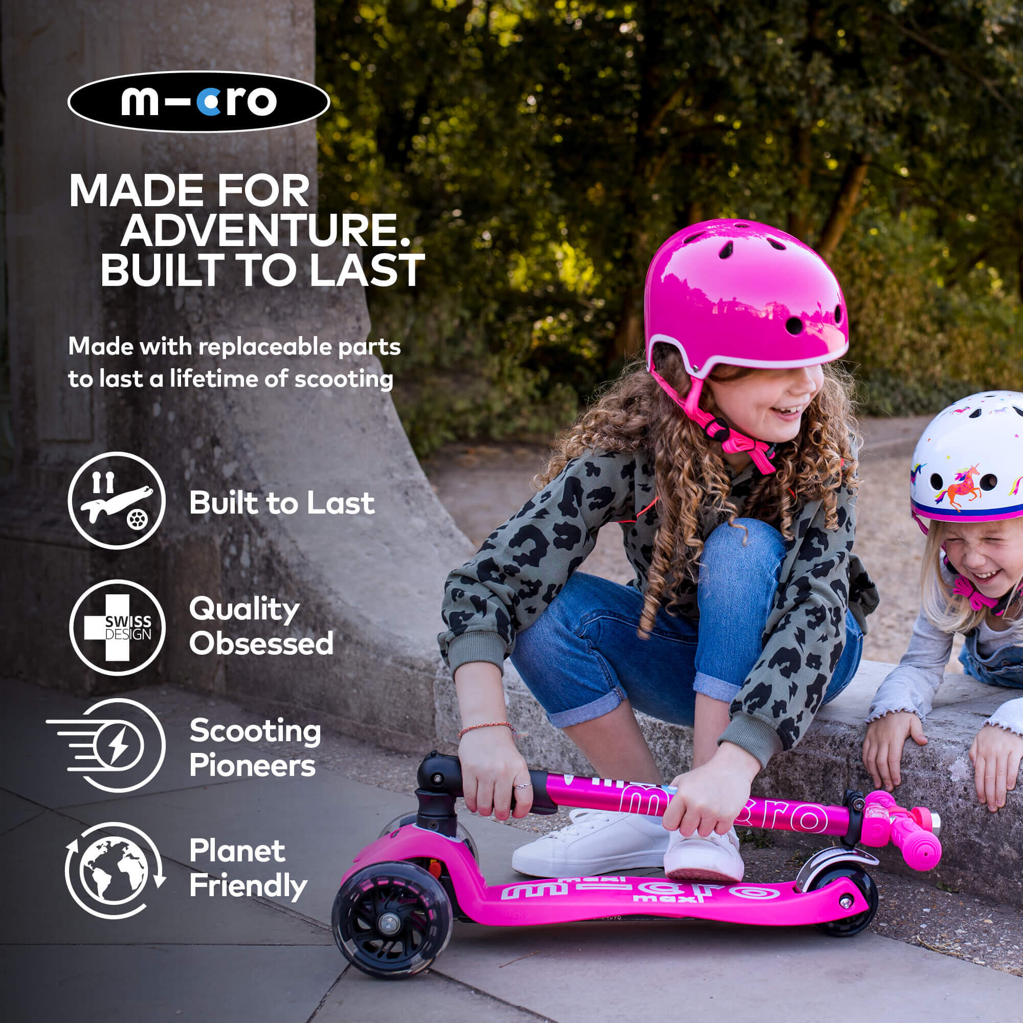 Trottinette enfant Maxi  Deluxe pliable  LED 7/7