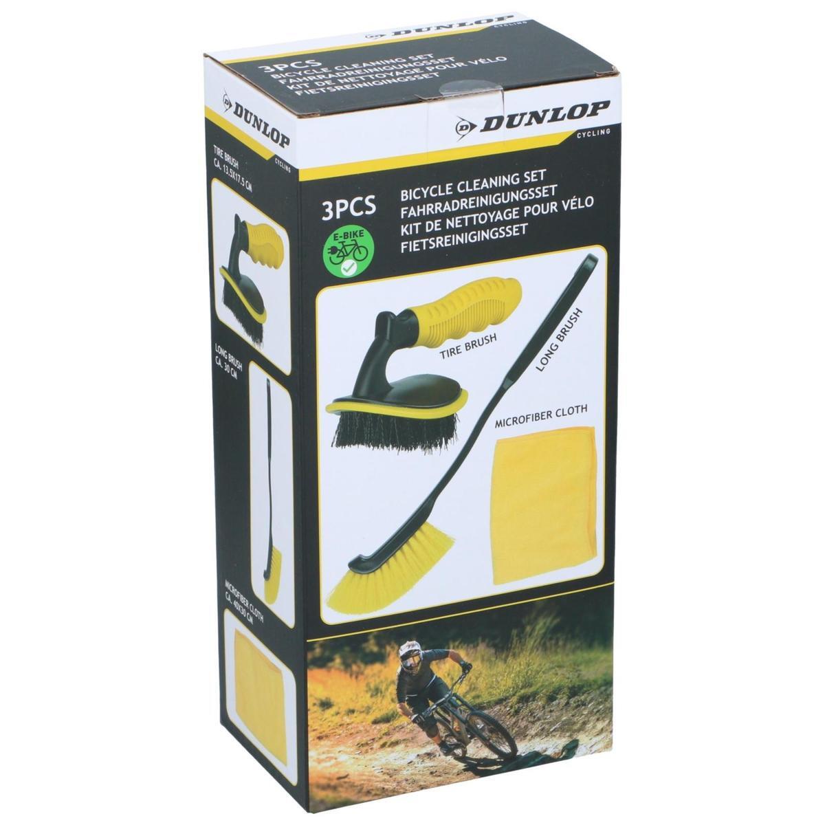 Zestaw do czyszczenia roweru Dunlop 2 szczotki i szmatka 5/5