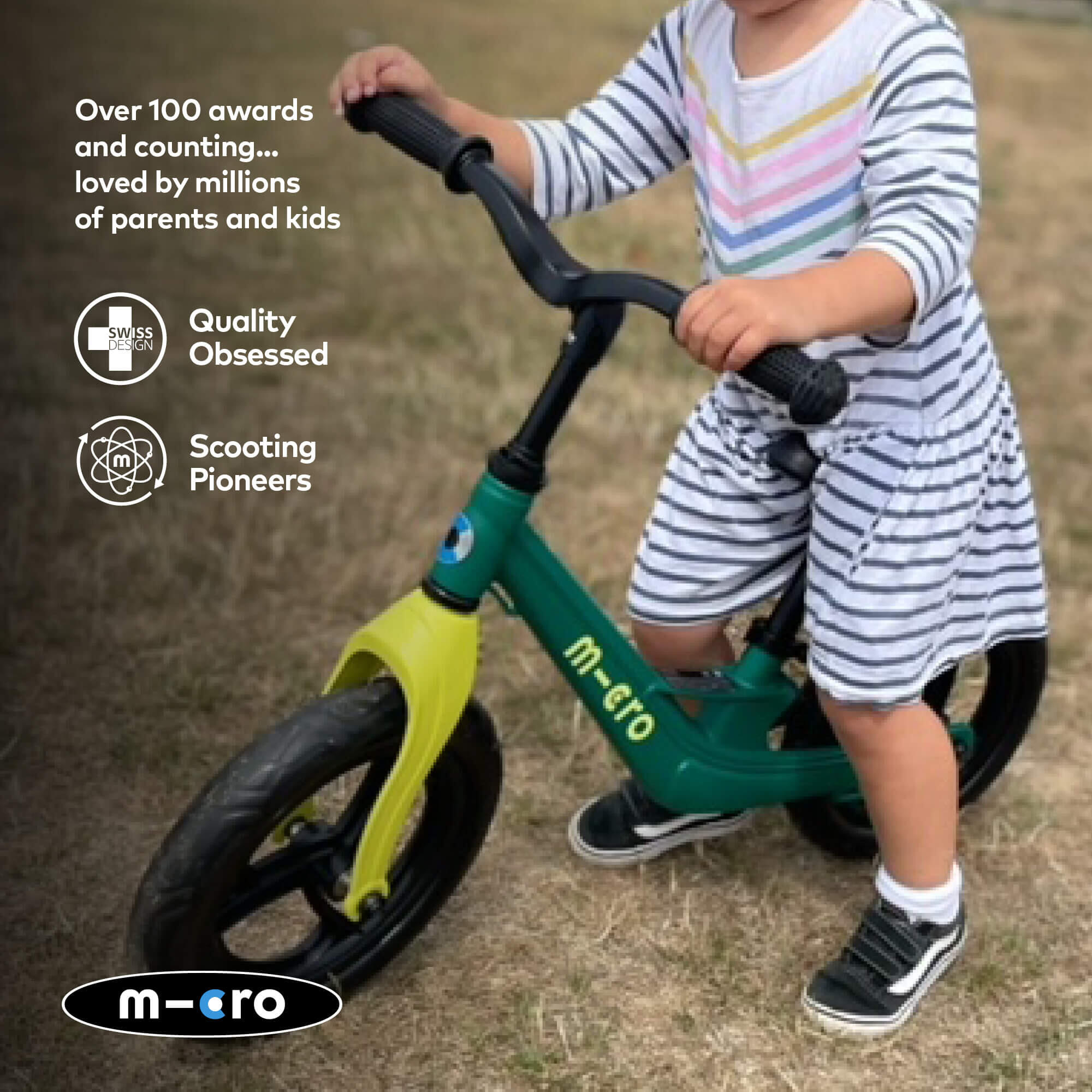 Draisienne  Balance Bike Lite Vert Paon 5/7