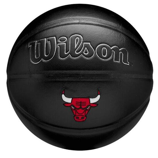 Ballon De Basket Motif/style Chicago Bulls NBA TEAM PREMIERE (Noir) Taille 7