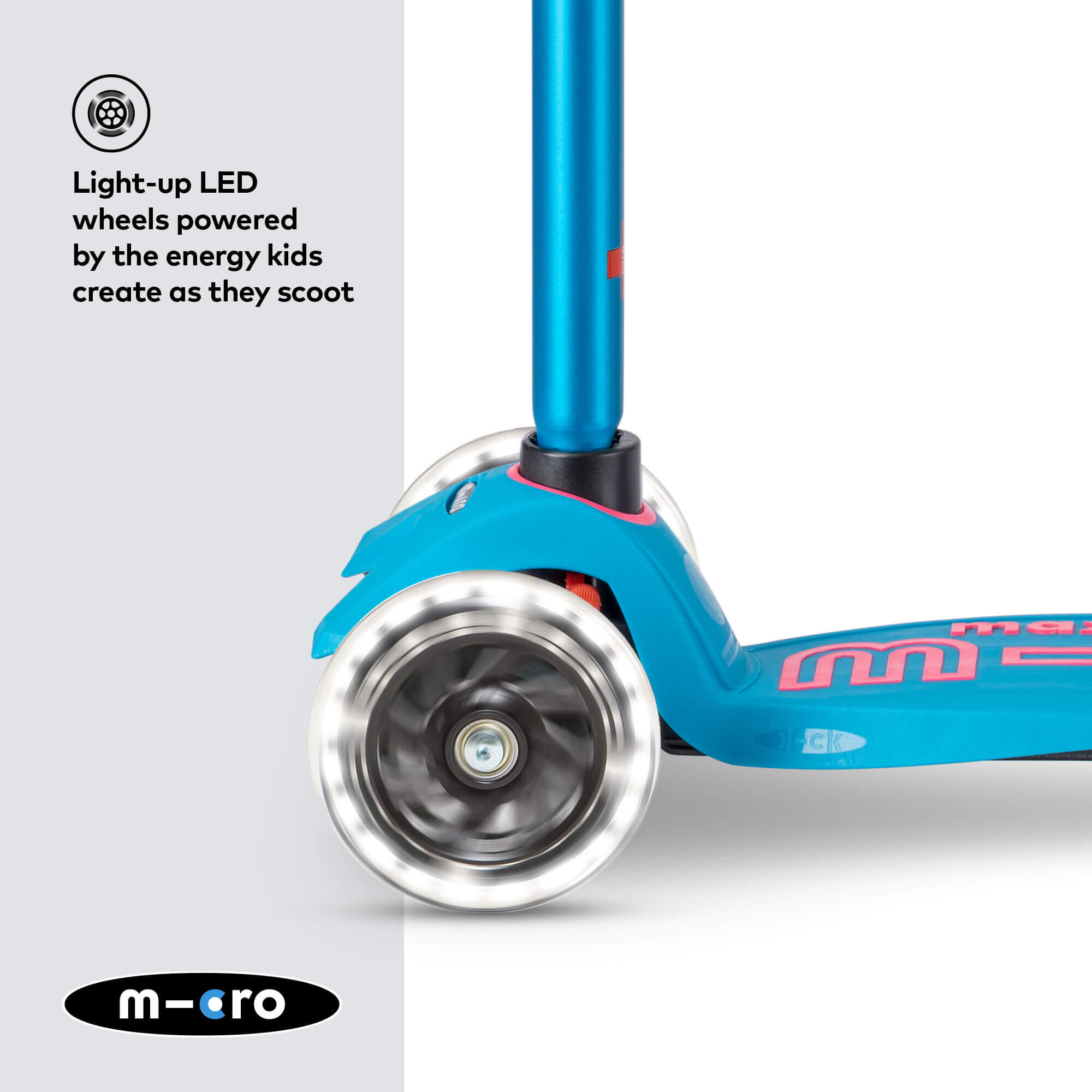Trottinette enfant Maxi  Deluxe Aqua LED 3/7