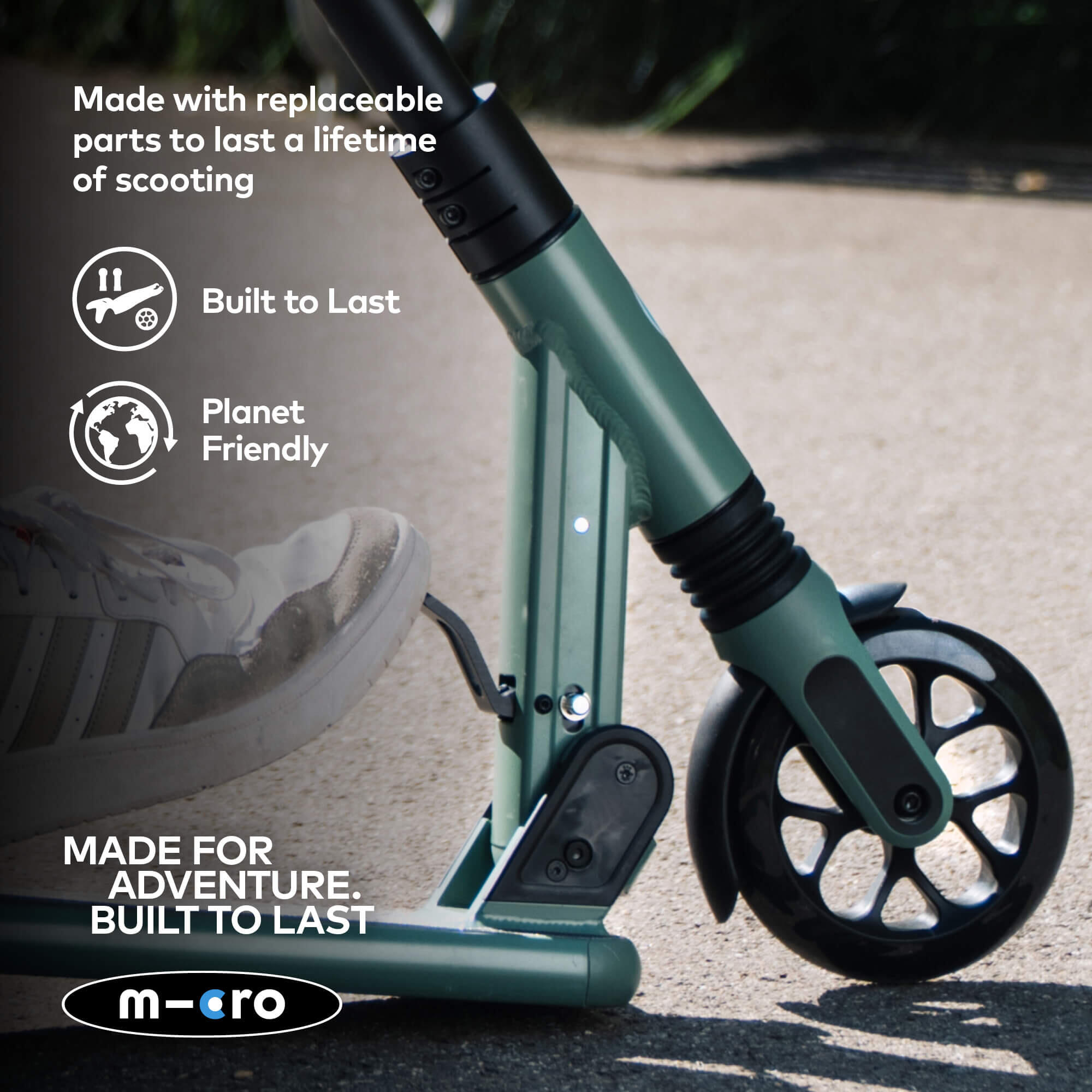 Micro Sprite Suspension Scooter – Olivgrün 7/7
