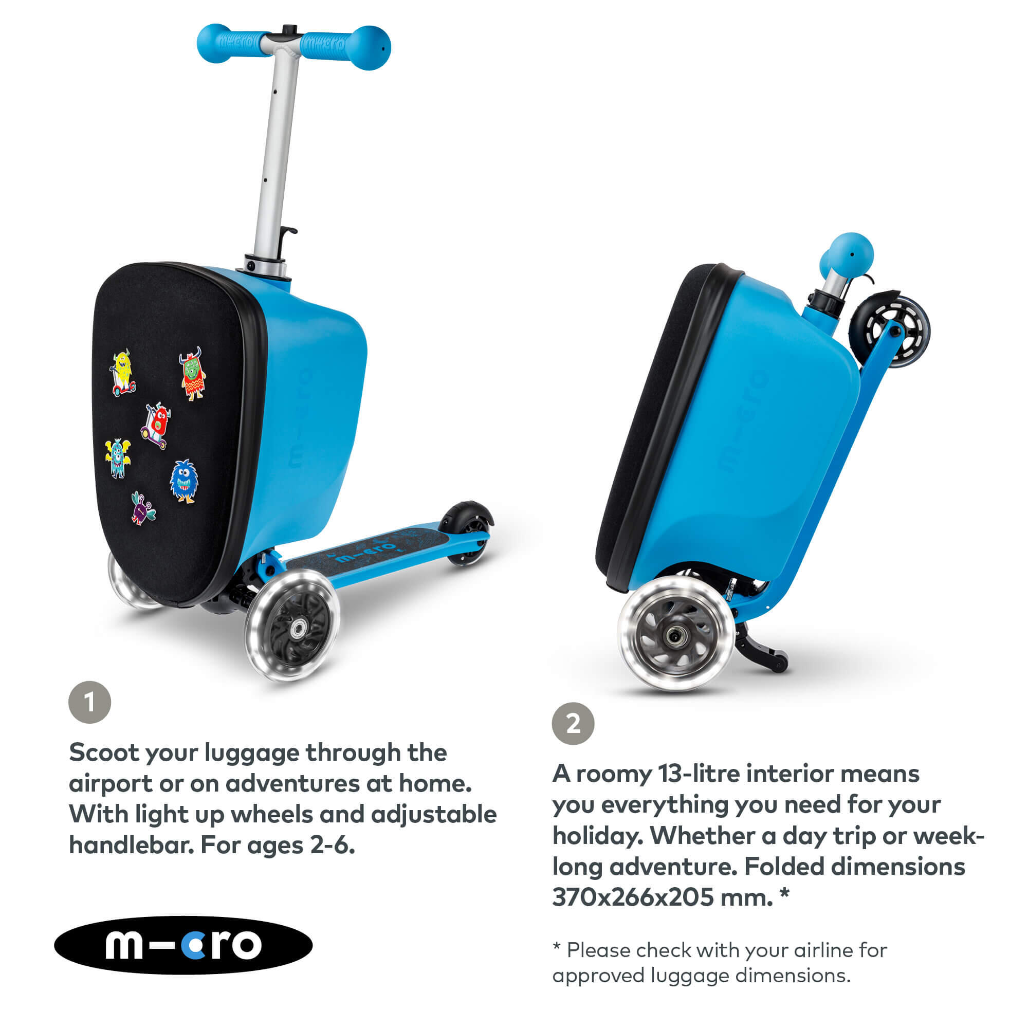Luggage Junior Patch & Play Bleu 3/7
