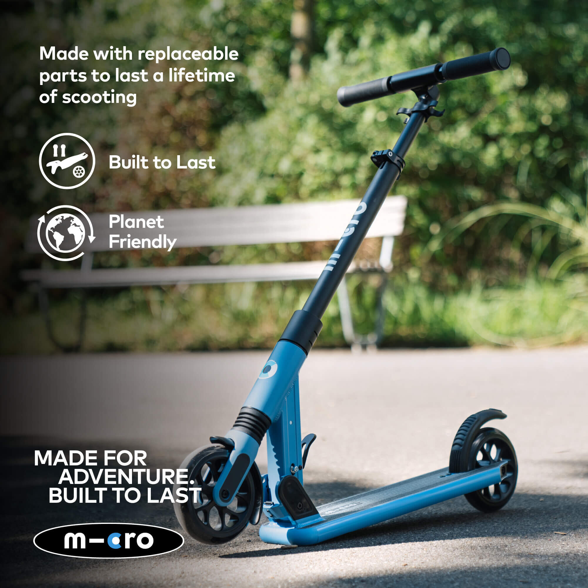 Patinete 2 Ruedas Micro Sprite Suspension Azul 7/7